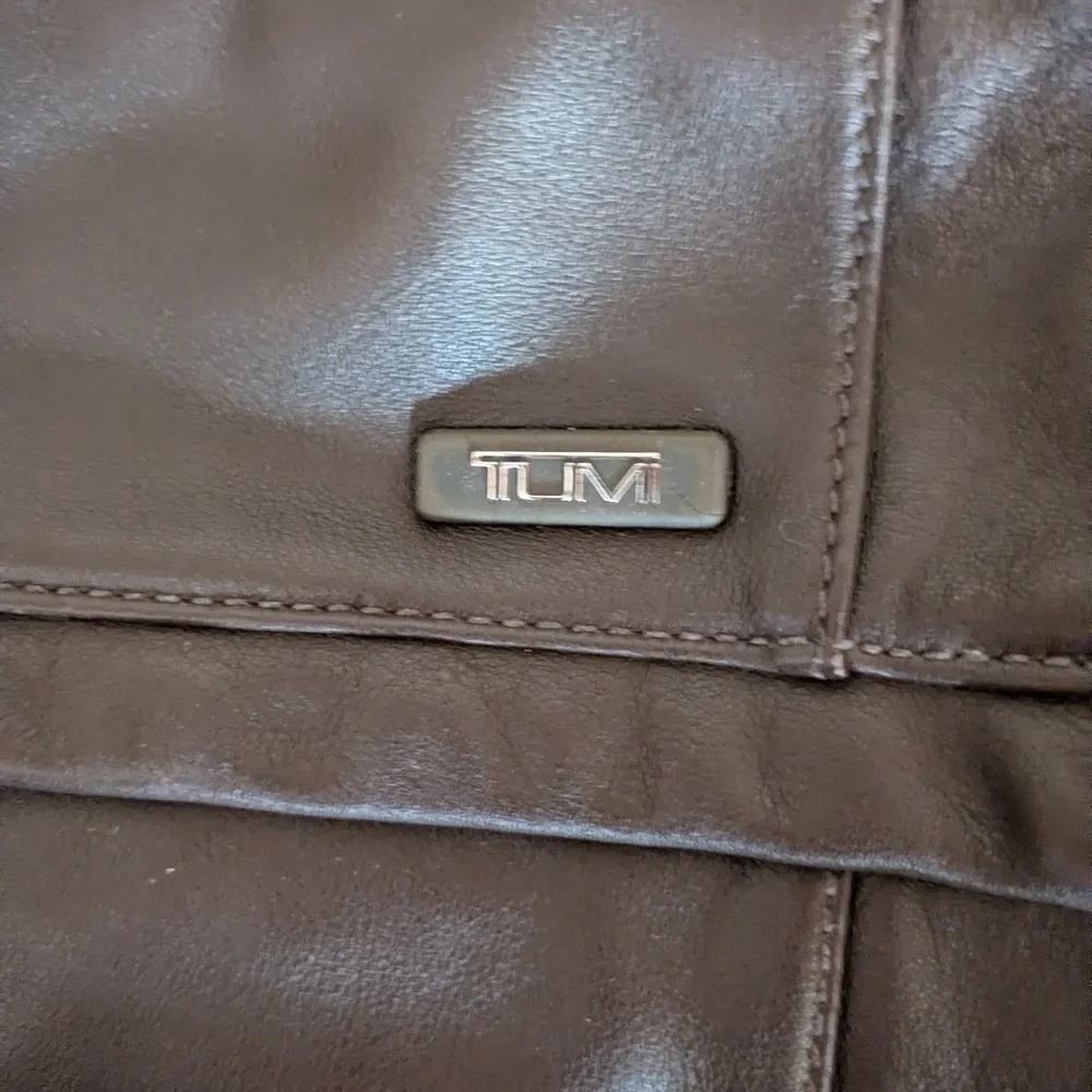 Tumi Dark Men's Brown Bag Leather